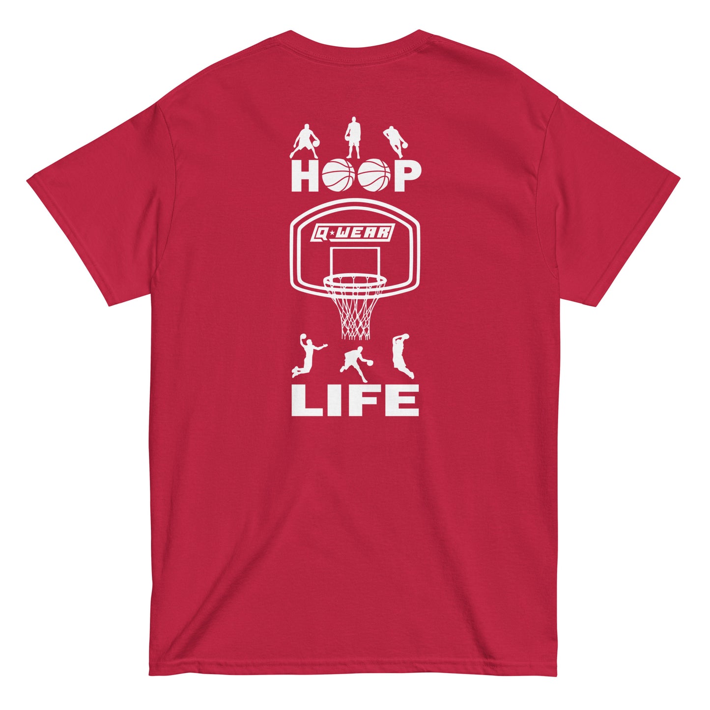 Q Wear Hoop Life T-shirt (White Logo)