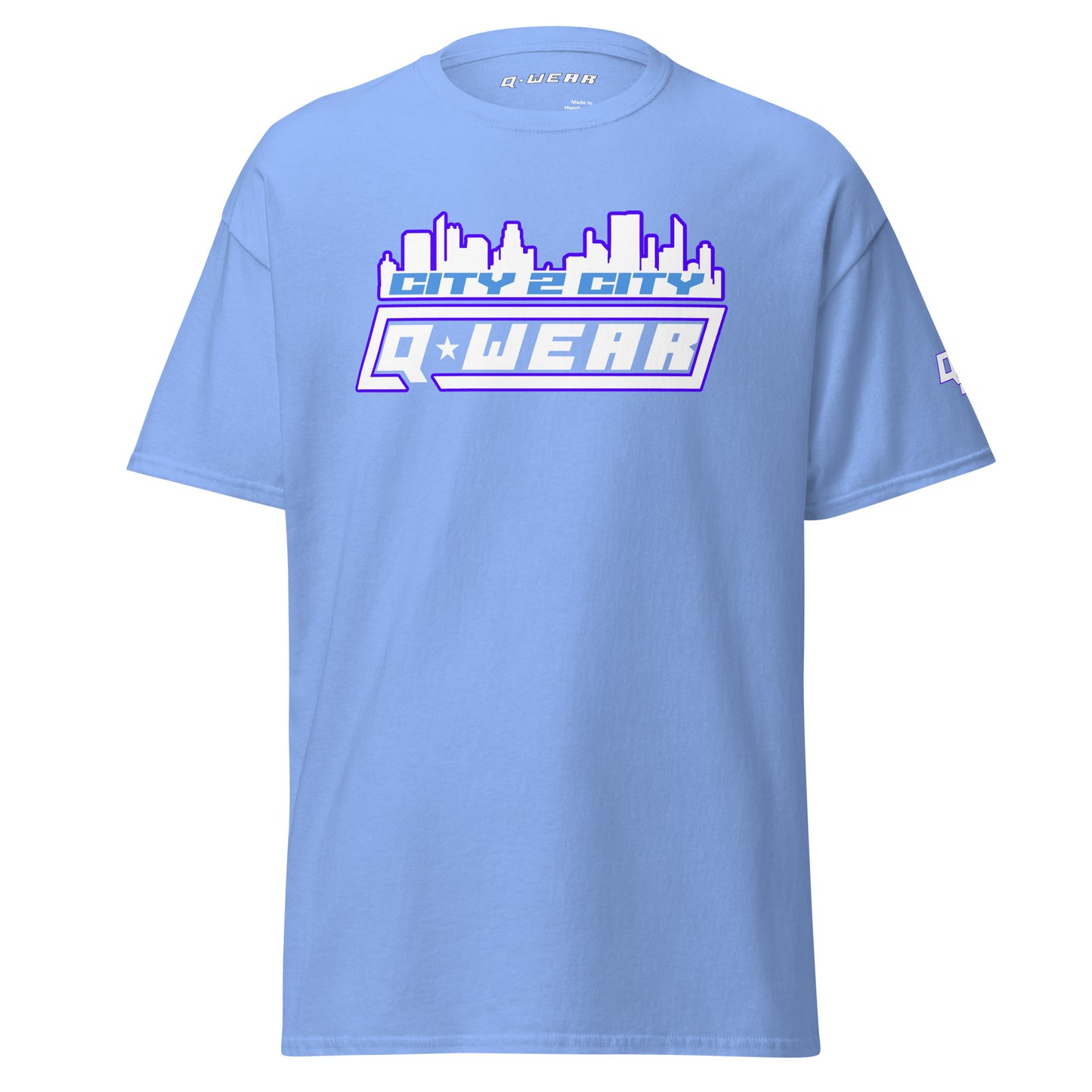 City 2 City T-Shirt (White/Light Blue/Purple)