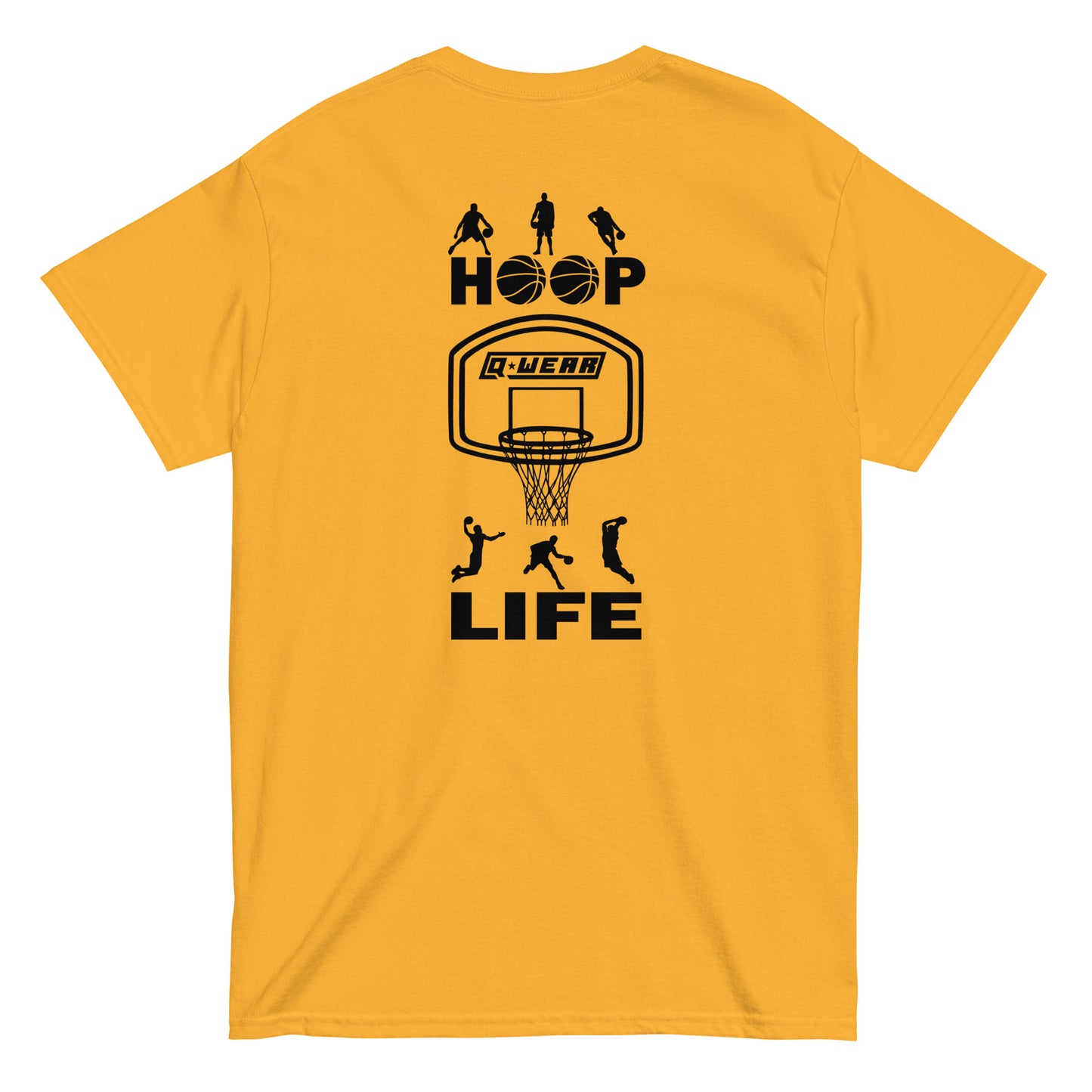 Q Wear Hoop Life T-shirt (Black Logo)