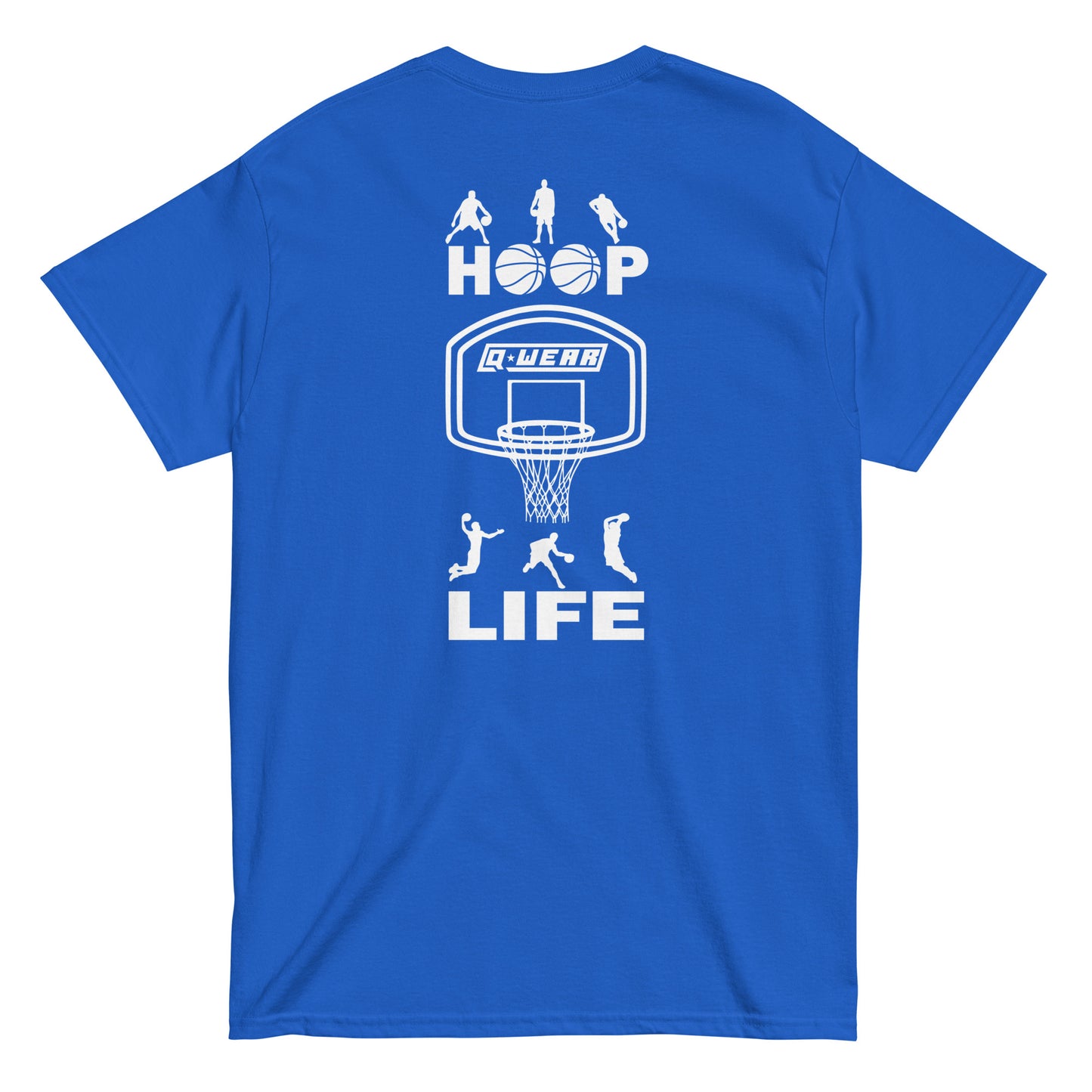 Q Wear Hoop Life T-shirt (White Logo)