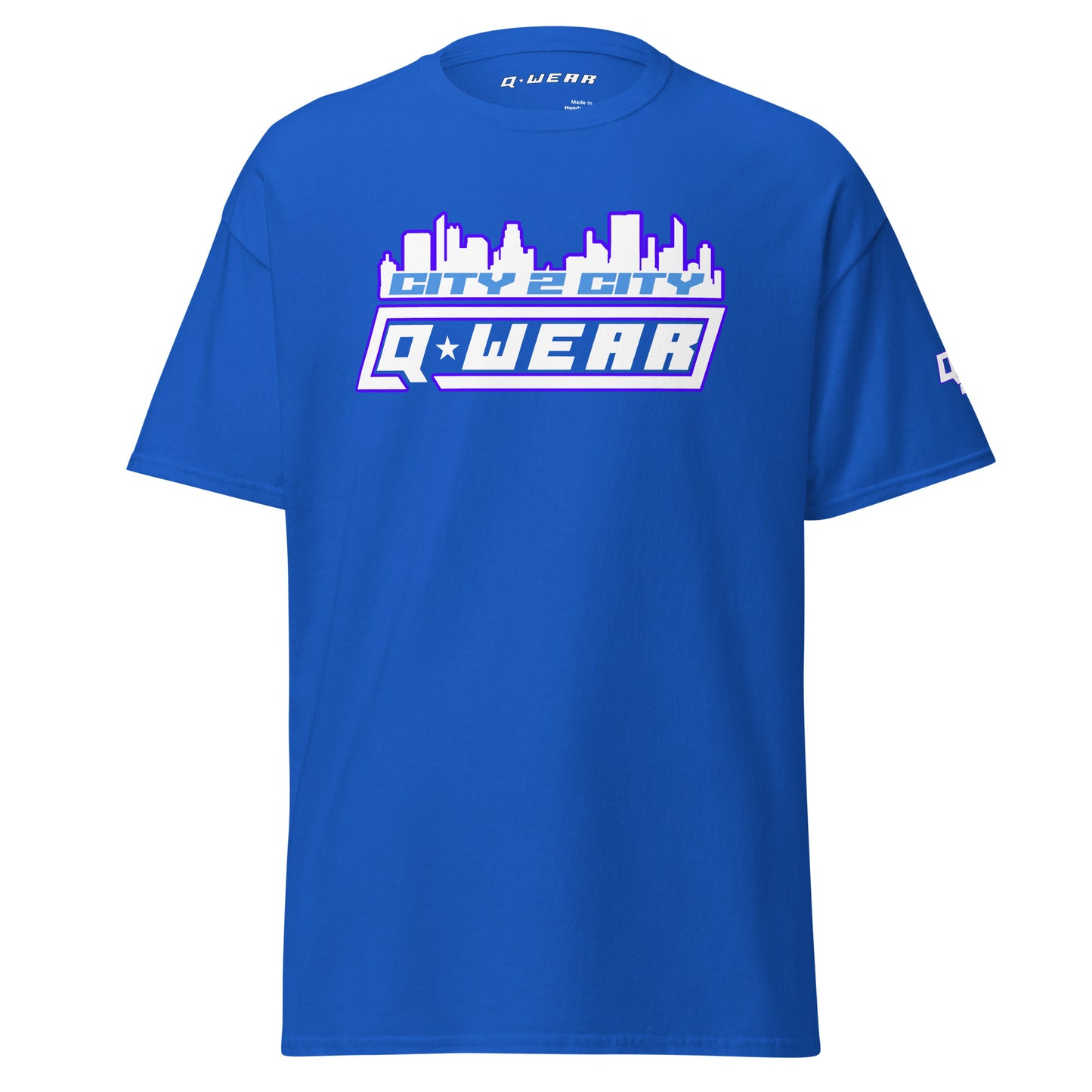 City 2 City T-Shirt (White/Light Blue/Purple)