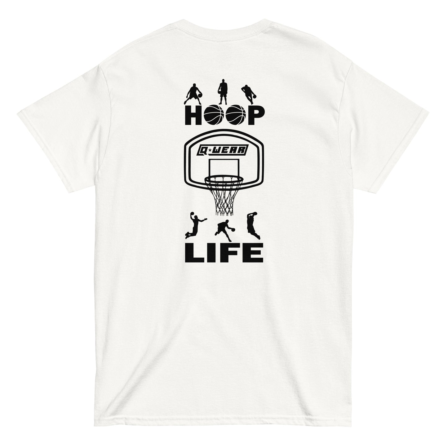 Q Wear Hoop Life T-shirt (Black Logo)