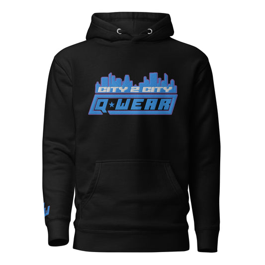 "City 2 City" Embroidered Hoodie