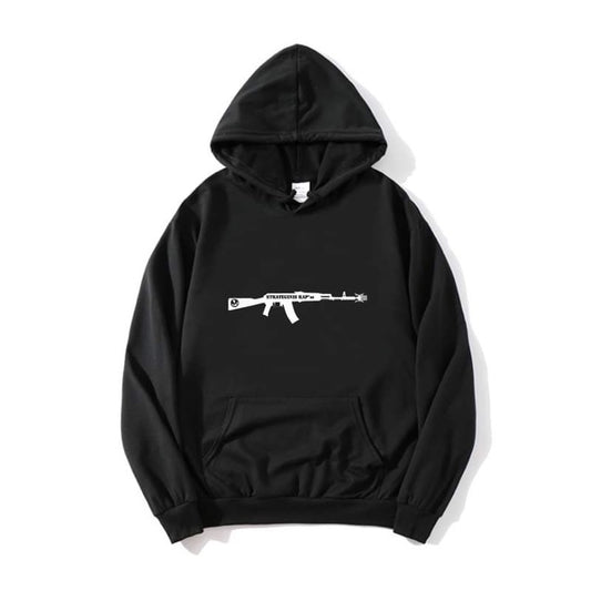 Strateginis Rap’as Black Hoodie